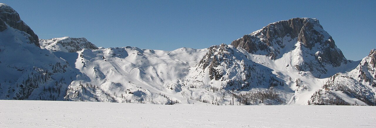Nassfeld — snow-covered ski area. Photo: Zoran Kurelić Rabko. Archive image; resized.