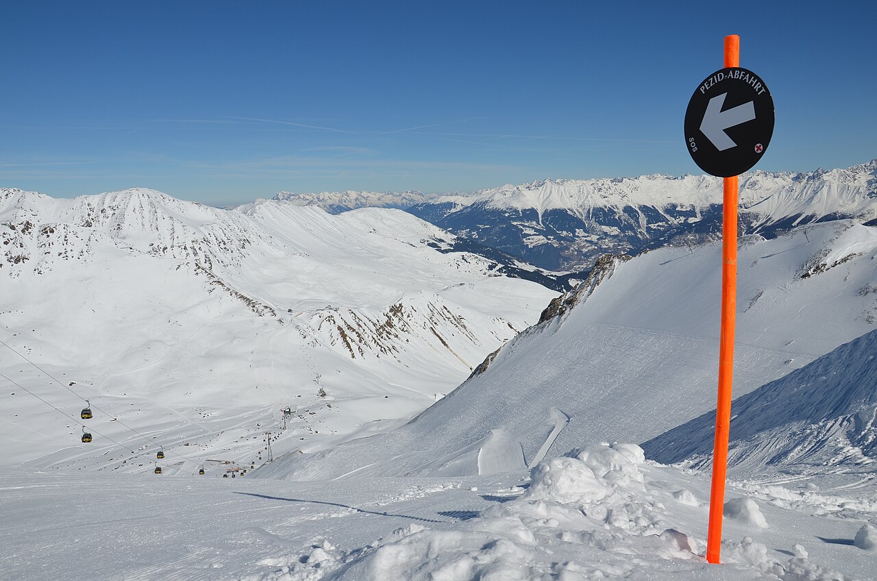 Serfaus Fiss Ladis — Pezid ski slope. Photo: Root5.5. Archive image; resized.
