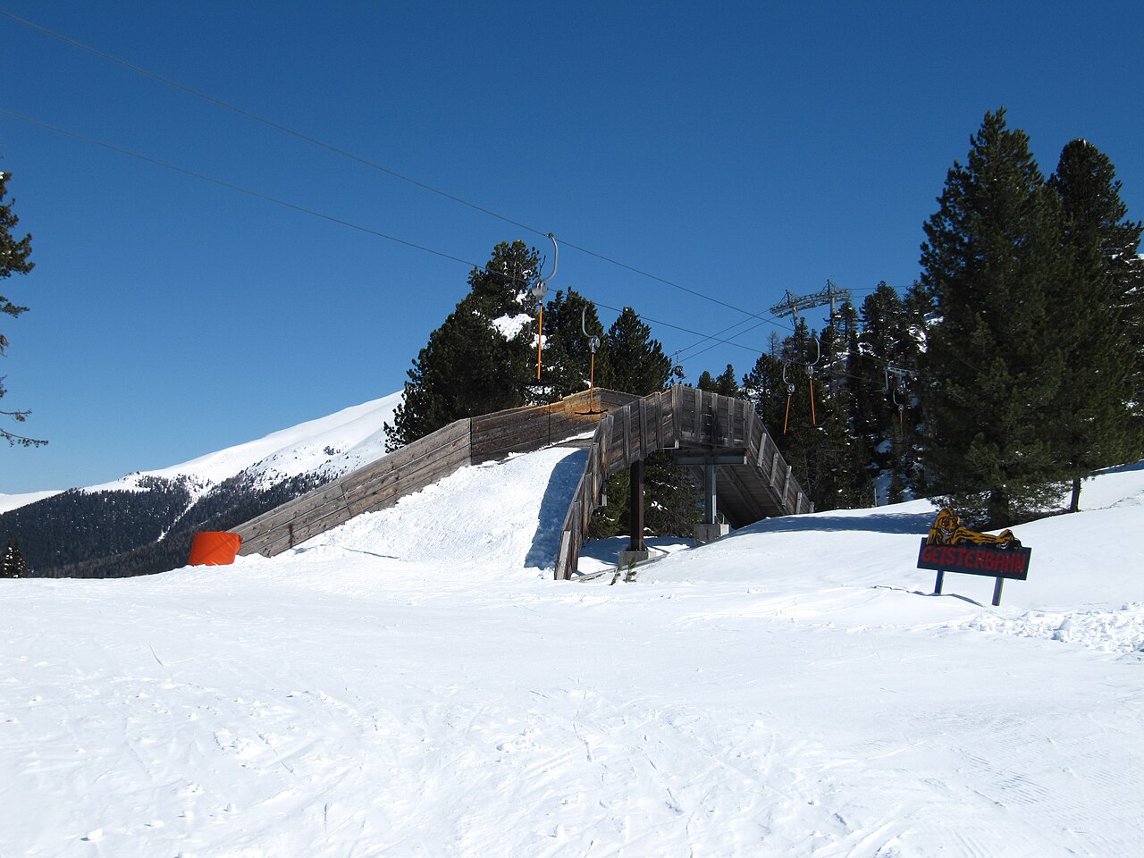 Turracher Höhe — winter ski lift. Photo: Branko Radovanović. Archive image; resized.