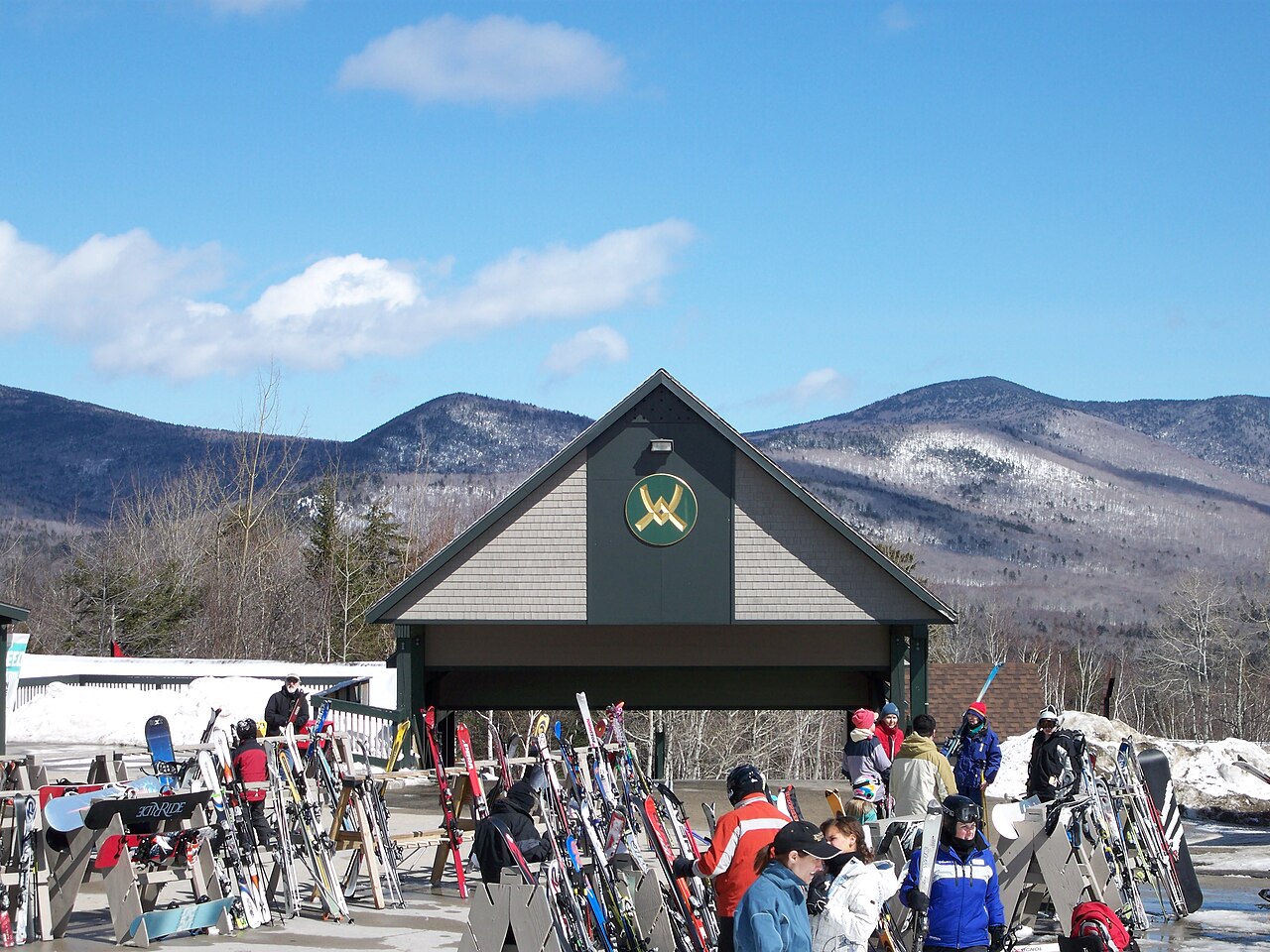 Waterville Valley — winter base area. Photo: EgorovaSvetlana. Archive image; resized.