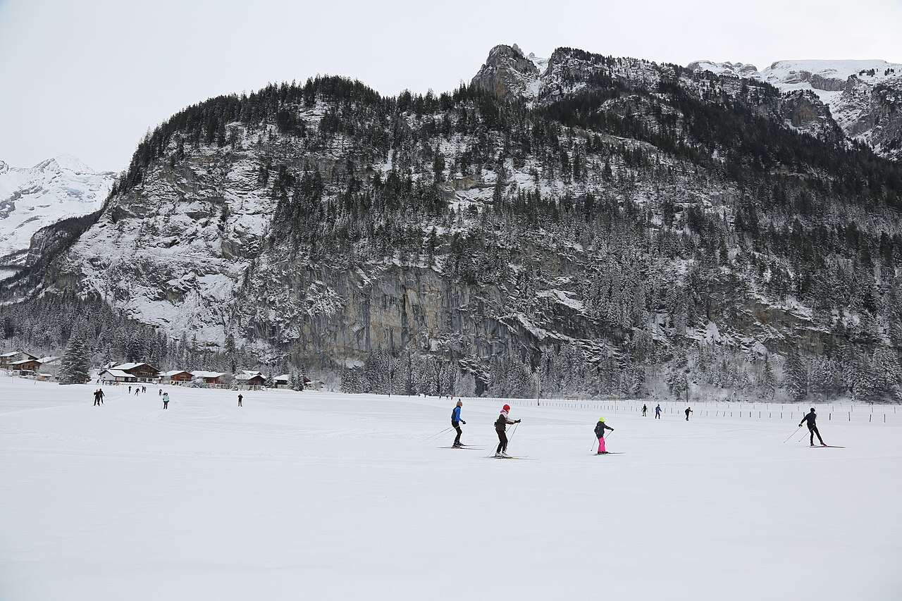 Kandersteg — cross-country skiing. Photo: Paradise Chronicle. Archive image; resized.