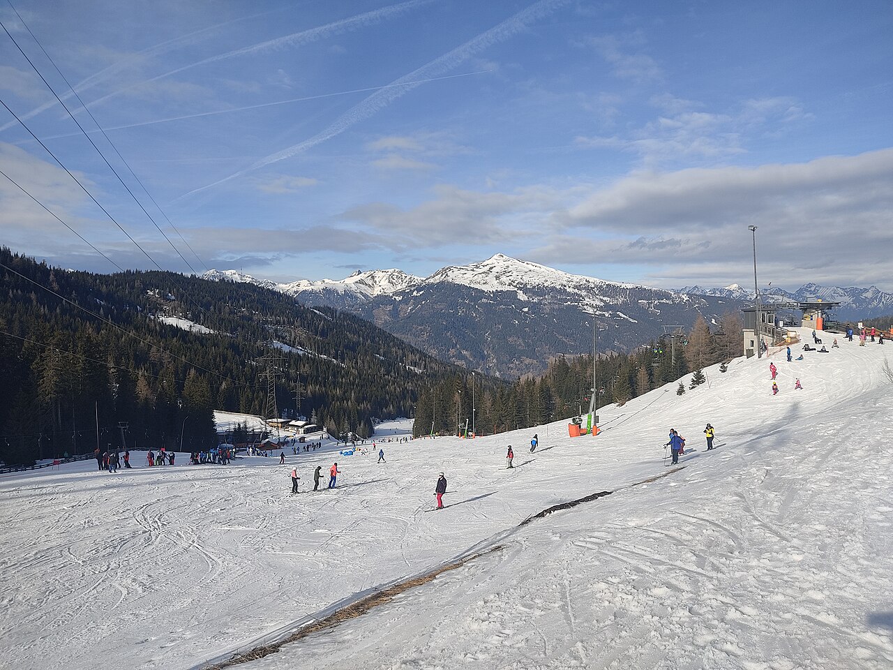 Katschberg — snowy slopes at the pass. Photo: Viktar Palstsiuk. Archive image; resized.